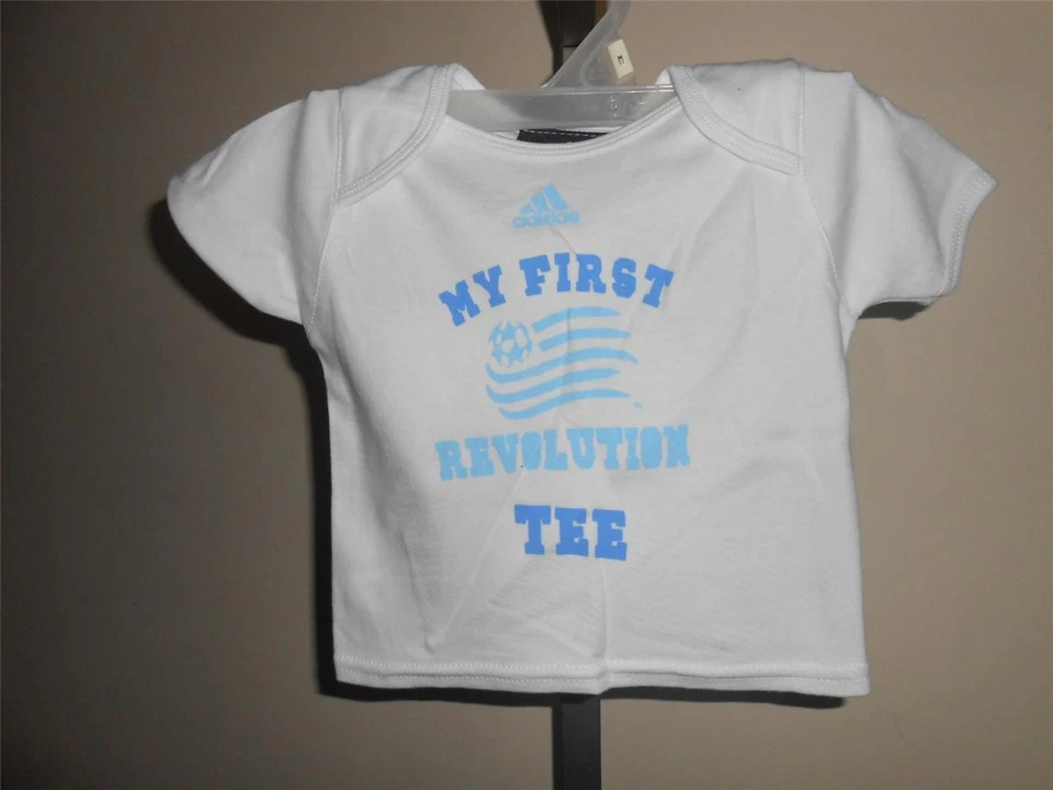 New Adidas New England Revoluntion Infants size 3-6 Months (3/6M) White Shirt - Image 1 of 1