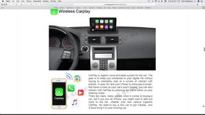 1280HD Android Car Radio Stereo GPS Carplay DSP For Volvo S40 C30 C70 2004-2013 - Picture 1 of 14