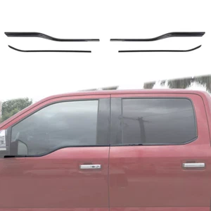 4PCS L+R Black Window Molding Bottom Sill Trim Strip For Ford F150 2015-2020 US - Picture 1 of 16
