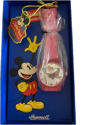 Золотые годы Disney Белоснежка семь гномов сонный часы Ingersoll редкая новый в коробке - Изображение 1 из 4