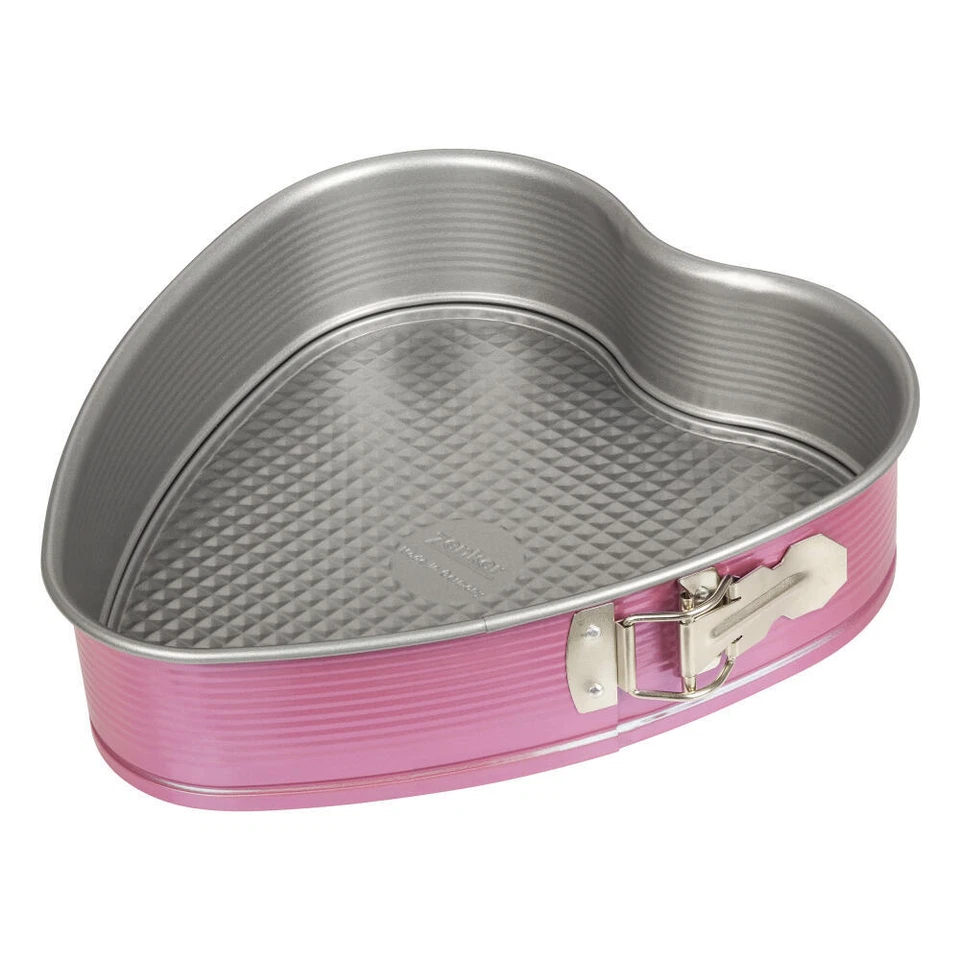 Zenker Creative Studio Herzspringform Herz Springform Backform Grau Rose L 27 cm - Bild 1 von 1