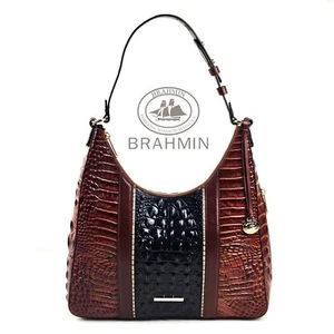 BRAHMIN Tabitha Melbourne Pecan Chandler Shoulder Bag - Picture 1 of 11