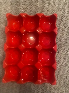 Rachael Ray 12-Cup Sittin' Pretty Serveware Tray Deviled Egg Dish Crate Red G014 - Picture 1 of 3
