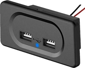USB MULTI SOCKET PORTS CHARGER 12V CARAVAN CAR MOTORHOME MARINE BOAT JAYCO PARTS - Picture 1 of 6
