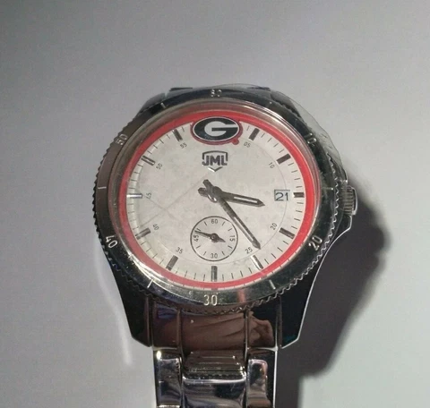 Georgia Bulldogs NCAA Stainless Steel Women's Watch by Jack Mason NEW Cover