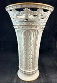 Jarrón Lenox Florentino y Perla 16 Pulgadas de Altura Colección de Artículos de Regalo Laurel Elevado Foto 1 de 4