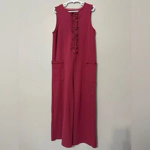 Mini Boden 9-10 Jumpsuit Pink Sleeveless Romper Spring - Picture 1 of 3