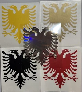 Adesivo / Sticker - Bandiera Aquila Albania Auto / Moto / MTB / Barca - Foto 1 di 3