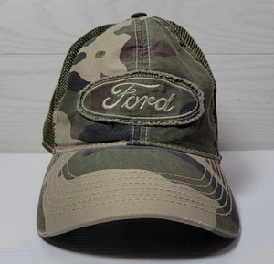 Ford Distressed Camouflage Hat Cap Small/Medium - Picture 1 of 5