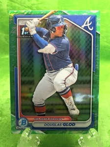 Douglas Glod - Lunar Glow - 2024 Bowman Chrome #BCP-11 Atlanta Braves - Picture 1 of 11