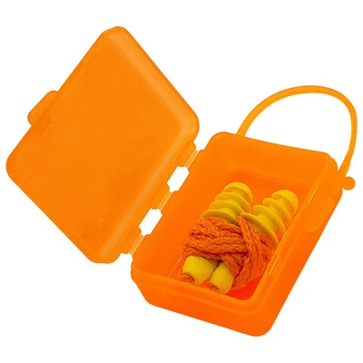 Zenport EP565 Easy-Fit Ear Plugs with String & Case, Box of 50 pairs - 10 Pack - Image 1 of 4