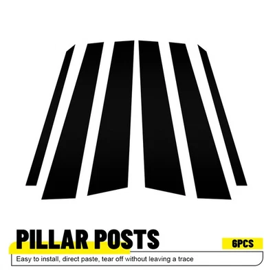 6 piezas postes de pilar puerta ventana moldura para Mercedes Benz ML350 ML550 W164 2006-2011 Foto 1 de 4