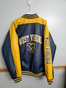 Vintage Steve And Barrys West Virginia Mountaineers Bomberjacke Herren Größe XXL - Bild 1 von 17