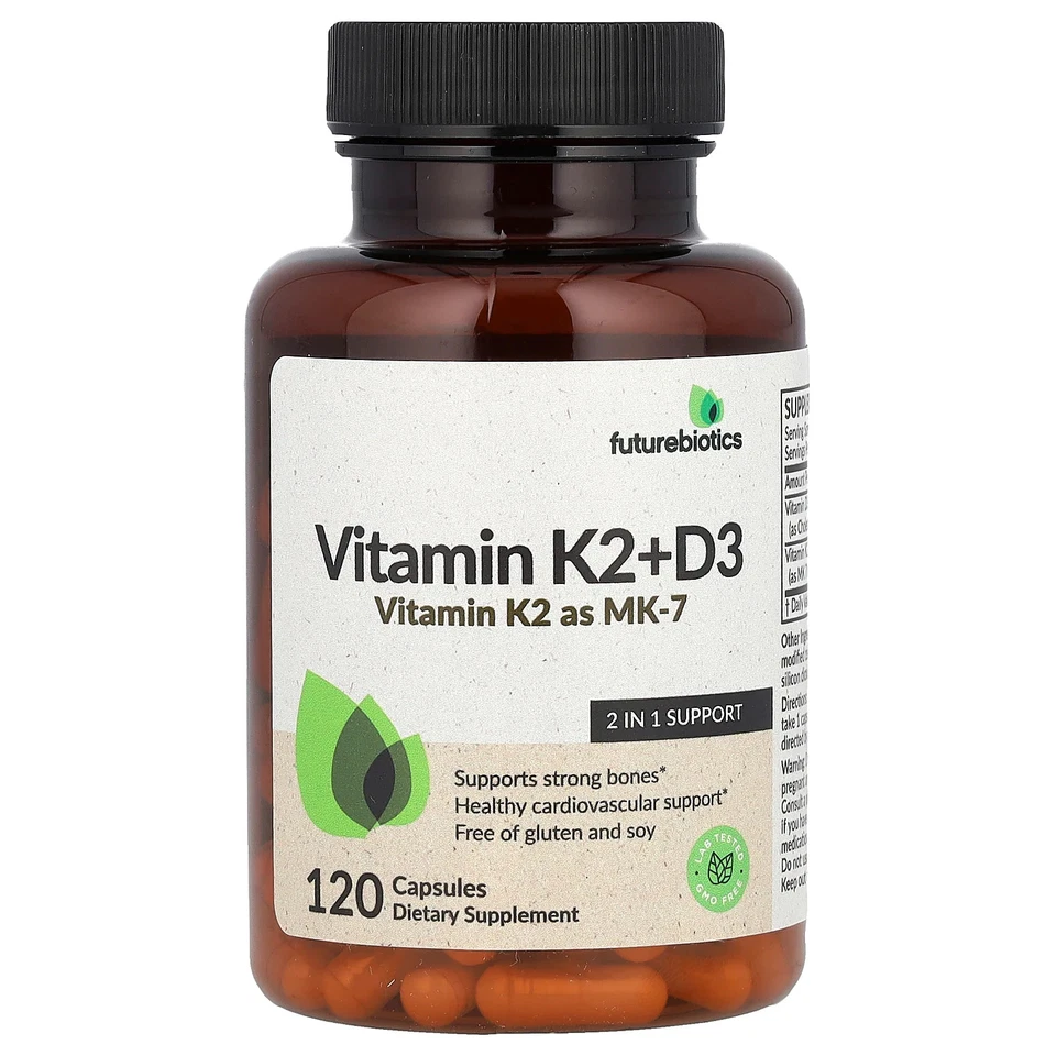 Vitamina K2 + D3, 120 cápsulas - Imagem 1 de 2