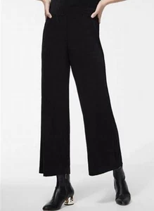 Neu mit Etikett Übergröße Chico's Travelers kurze Culotte Hose schwarz weites Bein Pull-On 4 XXL - Bild 1 von 5