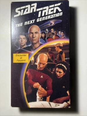 Star Trek: The Next Generation-Pilot Episode 1-2 Encounter at Farpoint (VHS,1991 - Image 1 of 4