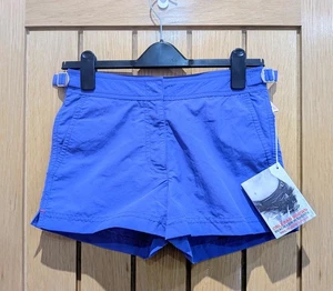 Pantalones Cortos de Playa y Natación Orlebar Marrón Púrpura para Mujer Talla 6 Hechos en Inglaterra - Imagen 1 de 6
