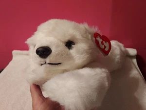 TY Beanie Buddy Paws der Eisbär weiß Plüsch 16 Zoll Stofftier Hangtag NEU - Bild 1 von 16