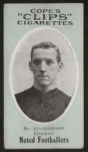 COPE-COPES CLIPS FOOTBALLERS 1910 (120 BACK)-#015- LIVERPOOL - GODDARD - Picture 1 of 2