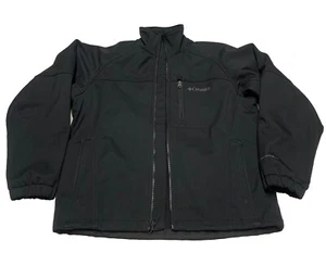 Columbia Men's Size S Interchange Omni Shield Black Full Zip Jacket Windbreaker - Picture 1 of 21
