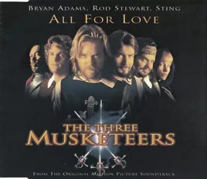 Rare UK CD Single - Bryan Adams, Rod Stewart, Sting – All For Love - Picture 1 of 1