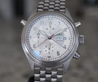 IWC 3713 Doppelchronograph Spitfire Fliegeruhr, Ref: IW3713-48 - Bild 1 von 4