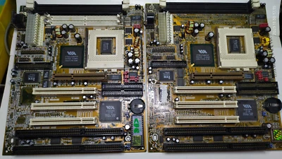 Super Socket 7 Manli M-MVP3 /PCPartner (VIA MVP3) AGP PCI ISA CPU 128 MB + BONUS - Image 1 of 4