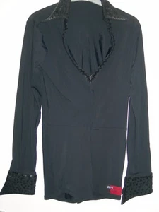 Tanz-Body-Hemd aus Lycra mit Kragen von Very für Latein(Kinder/Jugend) - Bild 1 von 1