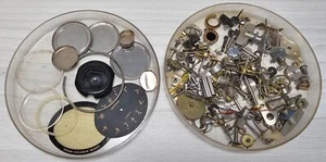 Old Mechanical Watch Parts Winding heads Movements Hands Parts Assorted Lot7 - Picture 1 of 14