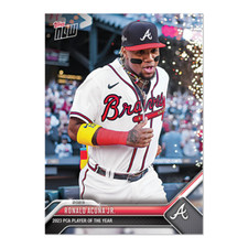 2023 MLB Topps NOW PLAYERS CHOICE PCA-1  RONALD ACUNA JR ATLANTA BRAVES PRESALE