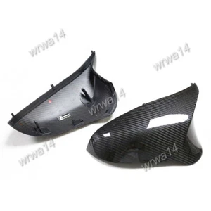 Tapas de cubierta de espejo retrovisor lateral de fibra de carbono seco preimpregnado PARA BMW M3 F80 M4 F82 F83 CS GTS - Imagen 1 de 12