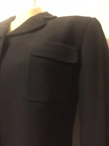 ORIGINAL EMPORIO ARMANI VIRGIN WOOL GRAY JACKET/BLAZER MADE ITALY SIZE 44IT/8US - Picture 1 of 6