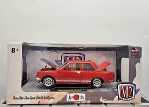 M2 Machines 1970 DATSUN 510 RED AUTO-JAPAN JPN02 18-20 1:24 SCALE BB13-1236 - Picture 1 of 7