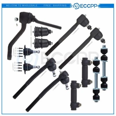 13pcs Suspension Tie Rods End Ball Joints For 1978-1996 Chevrolet Caprice - Image 1 of 4