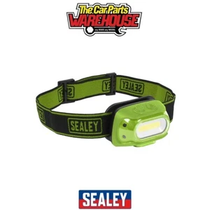 Sealey HT08RG Rechargeable Head Torch with Auto-Sensor 8W COB LED - Green - Picture 1 of 5