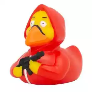 Red Money Rubber Duck by Lilalu. Collectable Gift. - Picture 1 of 4