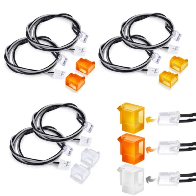 LED Lamp Pedal Turn Signal Lights Set for 1/14 TAMIYA Tractor RC Car Crawler - Image 1 of 4