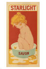starlight savon vintage ad poster henri meunier belgium 1899 20x30 unique