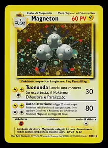 Pokemon Card - Magneton Base Set Italian 9/102 Promo - Picture 1 of 2