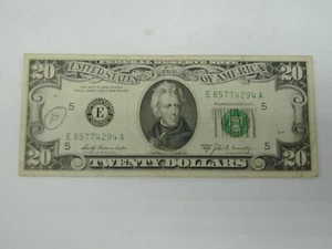 1969-A Vintage $20 Federal Reserve Note- Richmond- E - Twenty Dollar Bill - Picture 1 of 2