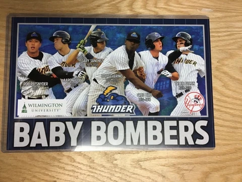 2014/15 Trenton Thunder Baby Bombers Poster 17 inches x 11 1/2 inches Cover