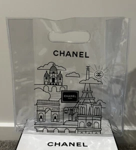 Chanel GWP Vip Gift Transparent Pouch Cosmetic Bag Makeup Bag Toiletries Bag - Picture 1 of 5