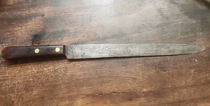 Vintage Lamson 17" Kitchen Slicing Carving Knife USA Stainless Steel 12" Blade - Picture 1 of 5