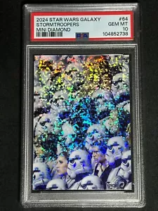2024 Star Wars Galaxy Chrome Mini Diamond Stormtroopers #64 PSA 10 GEM MINT SSP - Picture 1 of 2