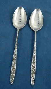 National Stainless Tripoli Japan Flatware Lot 2 Tablespoons Soup 7.75" MCM Vtg - Picture 1 of 6