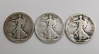 1916 Walking Liberty Silver Half Dollars Pds Mints Total 3 Coins