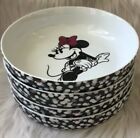 Disney Minnie Mouse Bows Dinner/Pasta Bowls 8.5" NEW Set of 4