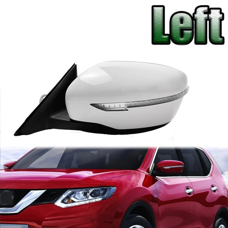 Conjunto de espejo retrovisor lateral izquierdo 9 líneas para Nissan X-trail 2014-2020 Foto 1 de 4