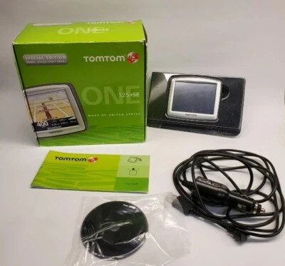 TomTom ONE GPS 125-SE Special Edition Spoken Street Names GPS Complete In Box - Image 1 of 4