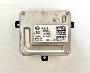 Audi A4 A5 A6 Q3 Q5 SQ5 VW CC Headlight DRL Module Control Unit 4G0 907 697 D - Picture 1 of 2